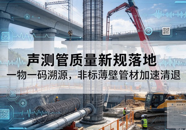 独山子声测管质量新规落地，一物一码溯源，非标薄壁管材加速清退